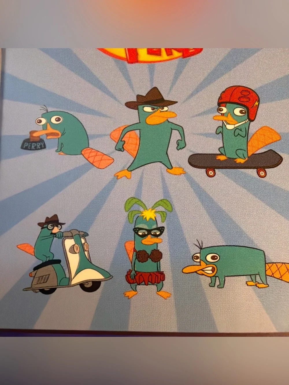 Disney Channel Phineas and Ferb Mystery Pin - Perry the Platypus New Sealed